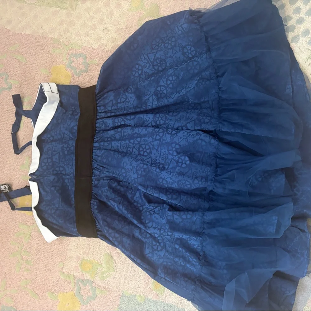 Blue 'Police Public Call Box' women’s dress